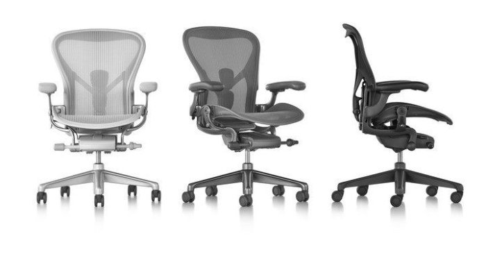 兩張團購價 Herman Miller 2.0 Aeron 全功能版辦公電腦椅 人體工學椅 embody