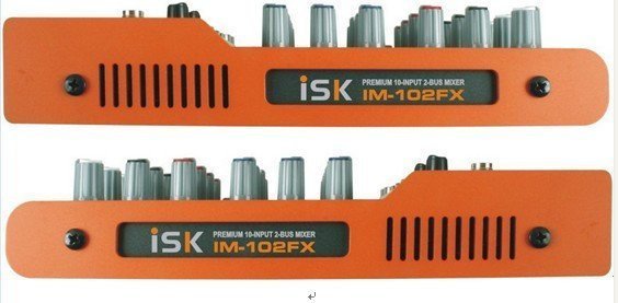 ISK IM-102FX 10路調音台.麥克風放大器.混音器(耳擴+話放+百種功能調節特效)