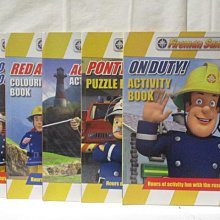 【書寶二手書T1／少年童書_OXK】Fireman Sam-Hero's Copy Colouring Book等_5本合售