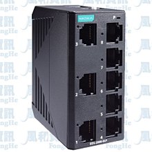 MOXA EDS-2008-ELP 8埠入門級非網管型工業級乙太網路交換器【風和網通】