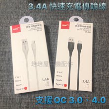 三星Galaxy A14 5G /A34 5G /A54 5G《3.4A Type-C 手機加長快速傳輸線充電線快充線》