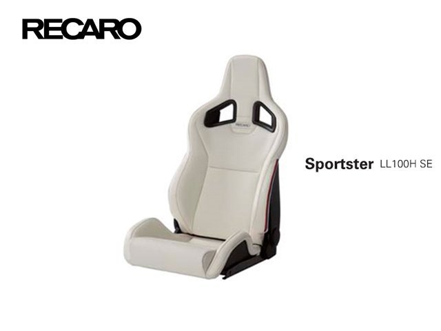 【Power Parts】RECARO Sportster LL100H SE 可調賽車椅(白)