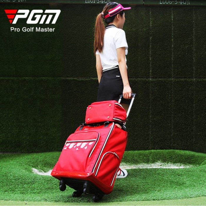 高爾夫球包PGM 直供 高爾夫衣物包 女士大容量行李袋 拉桿滑輪衣物包