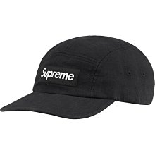 【日貨代購CITY】2022SS Supreme Linen Fitted Camp Cap 黑色 帽子 現貨