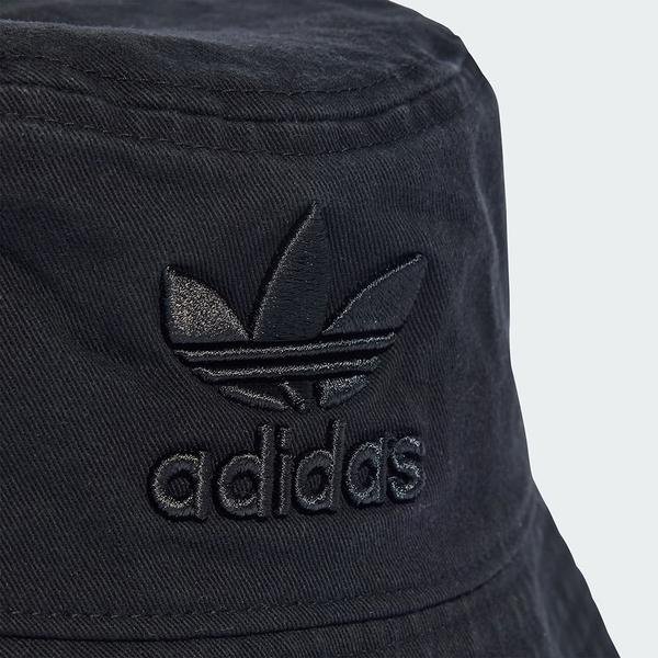 Adidas 帽子 漁夫帽 Adicolor 石洗 黑【運動世界】IK9579