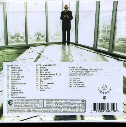 (甲上唱片) Moby - Hotel   Hotel Ambient - 法版盒裝 2CD