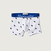 【A&F男生館】☆【Abercrombie&Fitch滿版麋鹿四角內褲】☆【AFU001U5】(M)