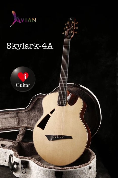Avian Guitars 飛鳥吉他 Skylark (雲雀）4A全手工吉他 iGuitar強力推薦