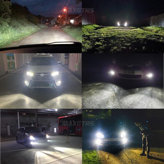 Maxgtrs 最新 P1 H4 Hilo H7 H8 H11 9006 汽車 LED 大燈 9005 HB3