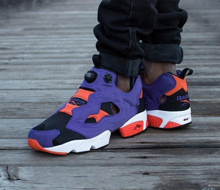 [MR.CH]Reebok INSTA PUMP FURY OG  紫 橘 充氣 慢跑鞋 男女可 M46894