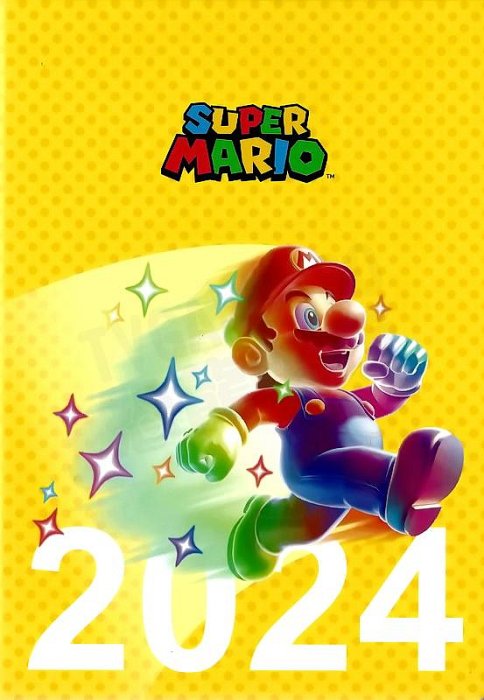 任天堂超級瑪利歐SUPER MARIO 首批特典2024 手帳筆記本記事本記帳本