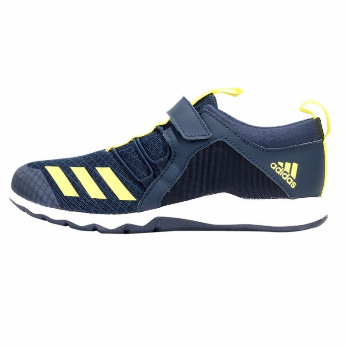 Adidas/阿迪達斯正品RapidaFlex EL小童鞋跑步魔術貼運動鞋D96632