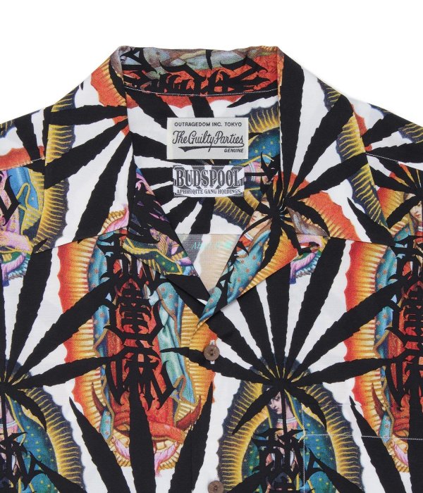 Abel代購2021AW WACKO MARIA 舐達麻HAWAIIAN SHIRT 聖母大麻葉襯衫現貨