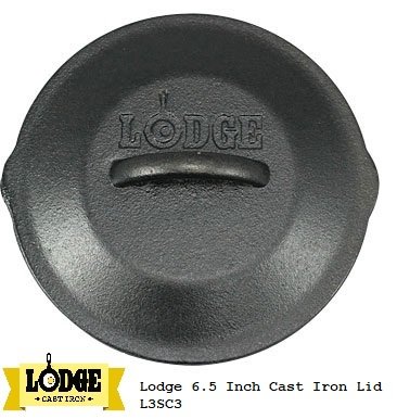 Lodge 6.5 Inch Cast Iron Lid - L3SC3