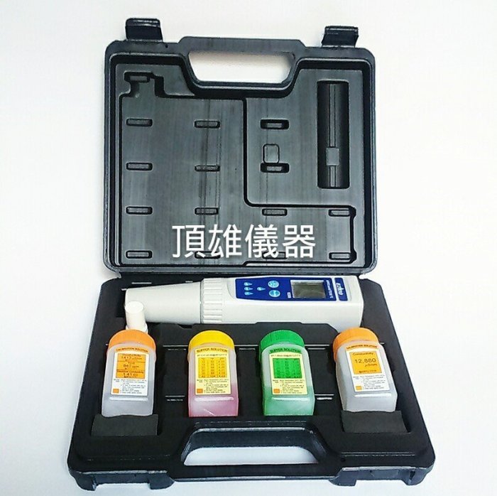PH酸鹼度計 COND 電導度計 TDS ORP 測mV  Salt 溫度 EZDO 8200 PR 頂雄儀器(台製現貨