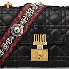 DIOR Miss Dior M0211PGAI Cannage Bag 大型羊皮菱格迪奧小姐 短鍊 黑 現貨