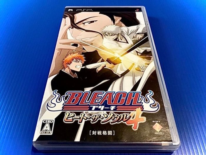 ❅鴕鳥電玩❅PSP BLEACH 死神 炙熱之魂 4 日版正品 懷舊遊戲