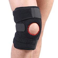戶外用品透氣四彈簧護膝 加強防護護膝具男女適用一入H39