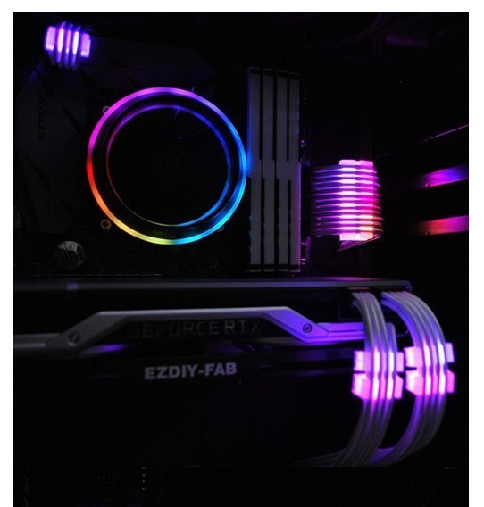 小白的生活工場*Awesome EZDIY RGB 電纜梳/理線梳 - AWD-AC-COMB001