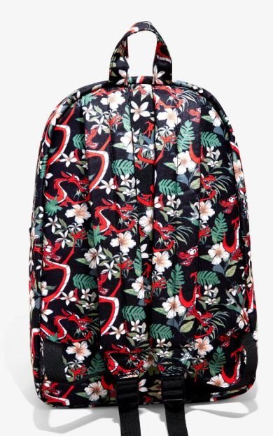 【丹】HT_DISNEY MULAN MUSHU FLOWERS BACKPACK 迪士尼 花木蘭 木鬚龍 後背包