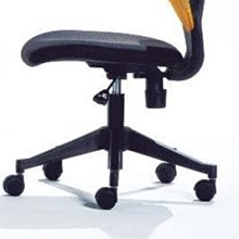 [ 家事達]台灣 【OA-Y170-6】 大型電腦椅(703/橘網/無扶手/PU泡棉) 特價 洽談椅 辦公椅