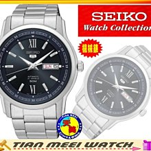 【全新原廠SEIKO】SNKP17K1 50公尺防水機械錶【原廠精裝盒、原廠保證書】【天美鐘錶店家直營】【下殺↘超低價】