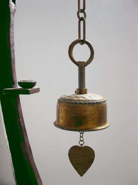 【ZEN CASA】西藏早期銅雕銅器工藝品*吊鐘造型銅器掛飾舊物