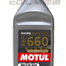 【易油網】【缺貨】MOTUL 全合成 4號 煞車油 DOT4 RBF RACING 660 ATE