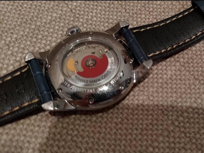 ORIS 錶  ARTELIER 藝術家 BIG CROWN - guilloche dial XL 40mm 白色紐索飾纹白面盤