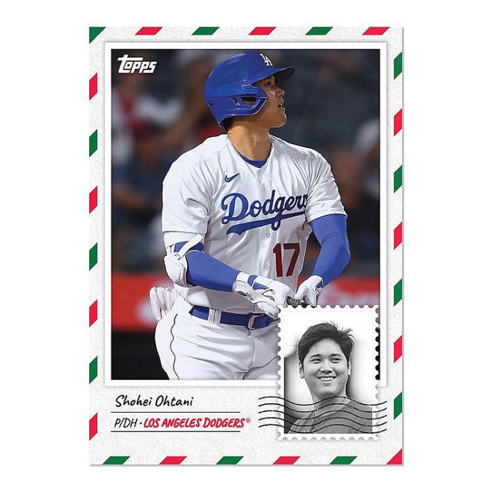 現貨!!!)2023 MLB Topps Holiday Card 1 Shohei Ohtani 大谷翔平,佳節 