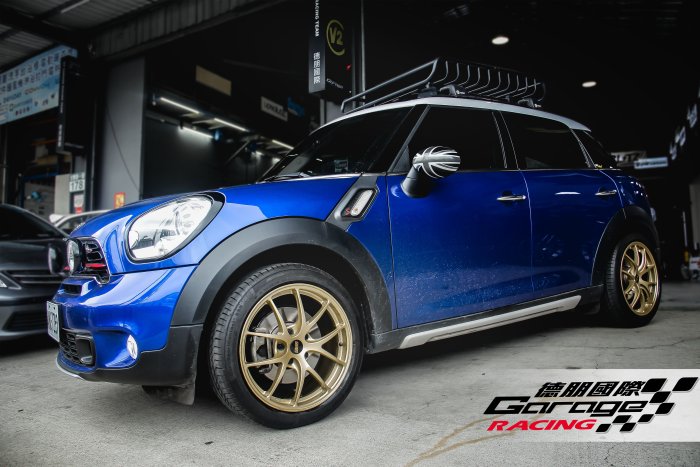 德朋國際 / ㊣ 日本原裝 BBS RI-A鍛造輕量化 MINI CooperS R60實裝照