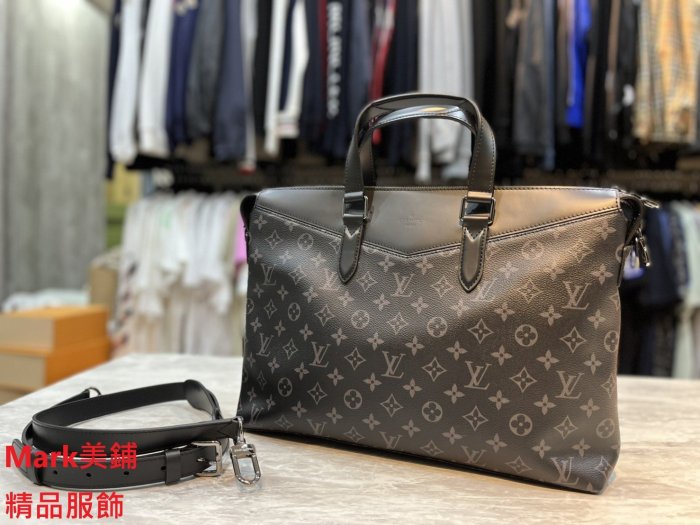 【Mark美鋪】LOUIS VUITTON LV M40566 BRIEFCASE EXPLORER 斜背 手提 公事包