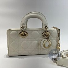 Christian Dior M0613ONGE 白色LADY D-JOY 小號 手提包 肩背包