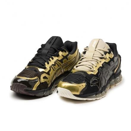 R'代購 GmbH Asics Gel-Quantum 360 6 金黃黑銀 陰陽鴛鴦 不對稱 1201A099-200