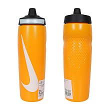 NIKE REFUEL BOTTLE 瓶蓋擠壓水壺 24 OZ(慢跑 登山 單車 「N100766670424」≡排汗專家≡