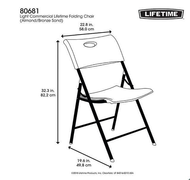 LIFETIME 塑膠折疊椅 最小訂購量:2張-吉兒好市多COSTCO線上代購