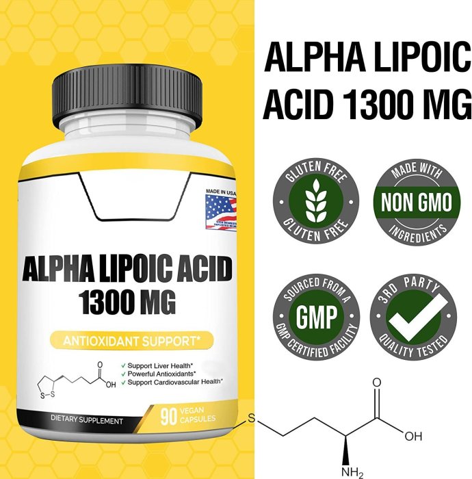 買2送1 α-硫辛酸膠囊Alpha Lipoic Acid capsule素食仙慕優選