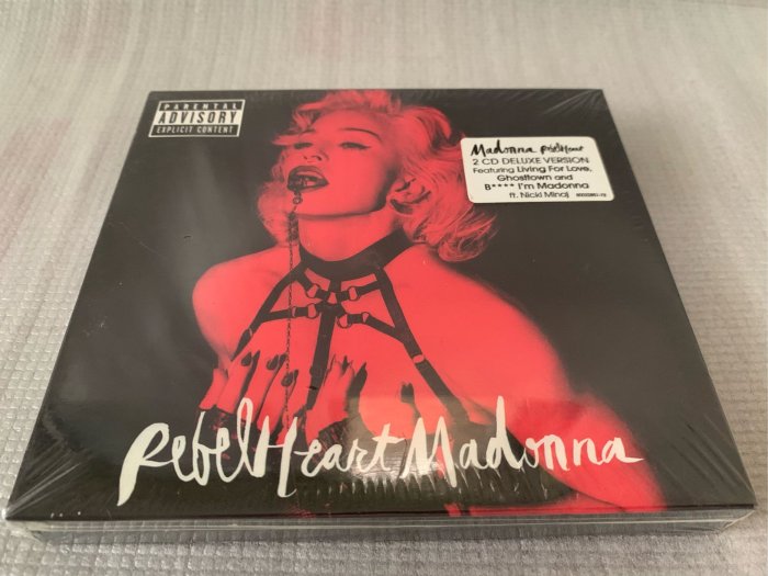 跨世紀女皇-瑪丹娜-心叛逆 全新進口限量豪華雙碟（美國版）Madonna - Rebel Heart Limited Edition Super Deluxe