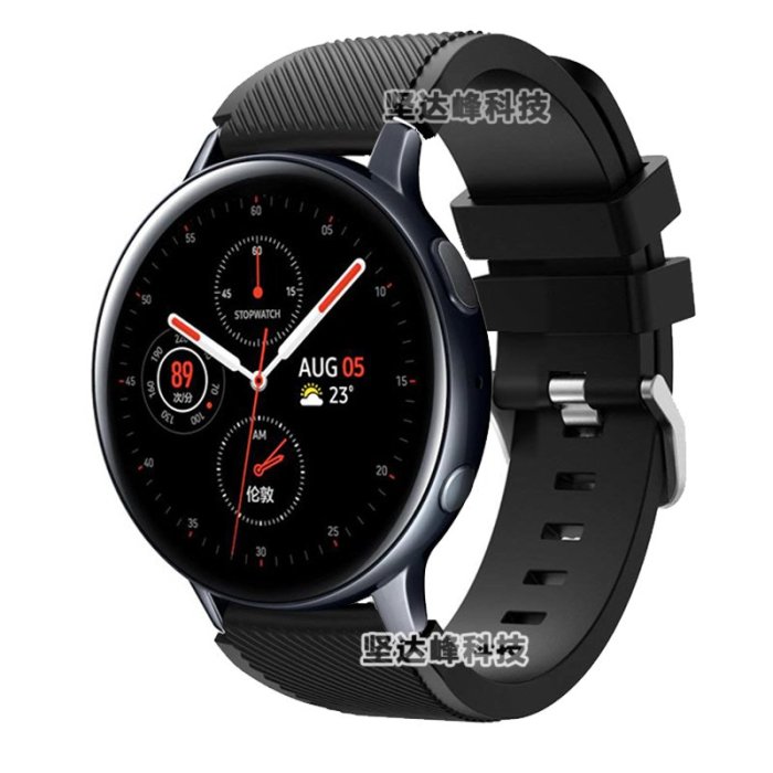 三星Samsung Galaxy Watch Active 2 40/44mm運動硅膠錶帶防水