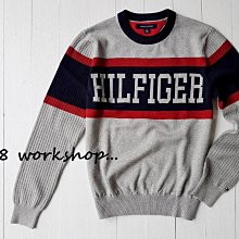 ☆【TH男生館】☆【TOMMY HILFIGER LOGO針織衫】☆【TOM002K1】(XL)