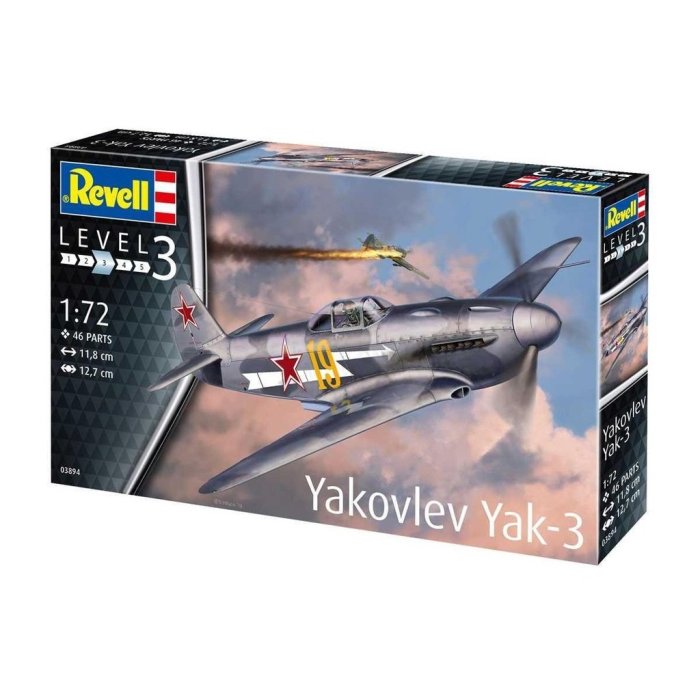 德國Revell{現貨} 蘇聯雅克-3戰鬥機 YAKOVLEV YAK-31:72#03894