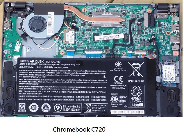 原廠 AP13J3K acer 電池 Chromebook C720-3404 C720-3605 C720-3871