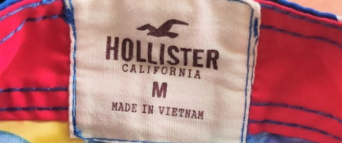 全新 HOLLISTER 海鷗 男生 衝浪短褲 海灘褲 印花短褲(100