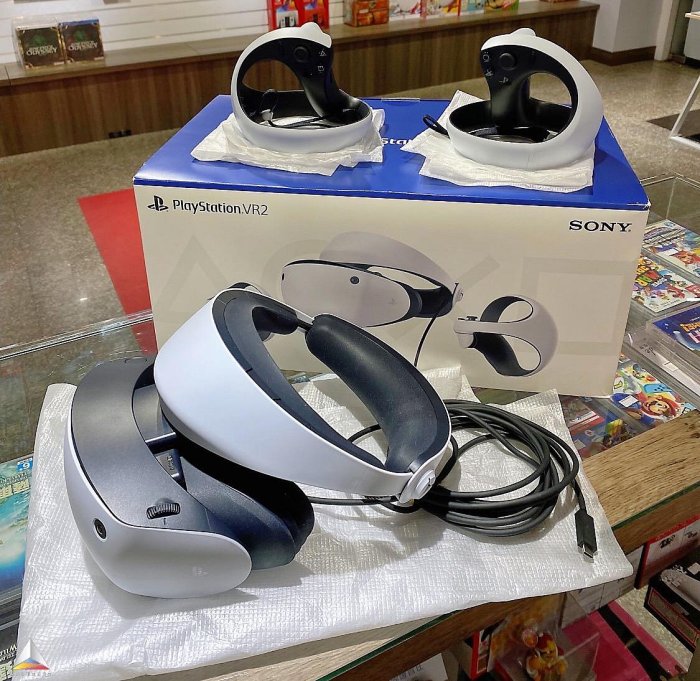 ◮林口歡樂谷◮ [中古二手] PS5 PlayStation VR2 頭戴裝置 虛擬實境 (公司貨) 外盒配件齊全