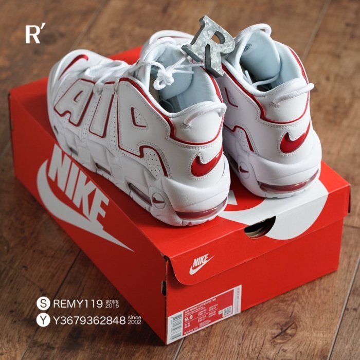 R’代購 2021 Nike Air More Uptempo PIPPEN 96 Renowned Rhythm Red 大AIR 白紅 921948-102