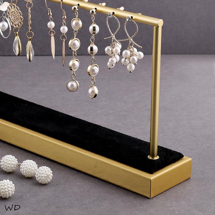 耳環擺件耳飾架子展示架立式收納家用創意歐式陳列架珠寶展示道具