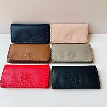 美國Outlet專櫃 TORY BURCH/TB馬里奧穿皮牛皮荔枝紋多卡位長夾錢包（附購證）