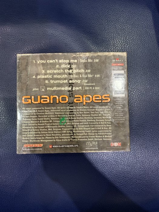 *還有唱片行*GUANO APES / YOU CAN'T STOP ME 全新 Y14054