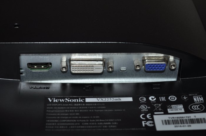 少用極新備用機！ViewSonic VX2252MH 22吋Full HD電競護眼寬螢幕 HDMI DVI VGA三介面