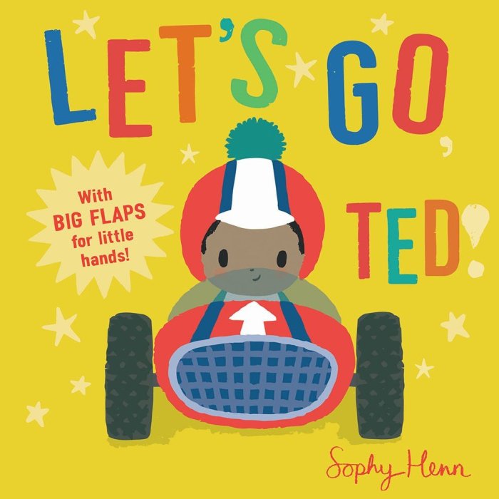 ＊小貝比的家＊LET'S GO, TED/硬頁/3~6歲/主題書